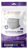 HB MEDICAL MASK - TÚI ZIP - KHẨU TRANG Y TẾ 4 LỚP THAN HOẠT TÍNH KHÁNG KHUẨN