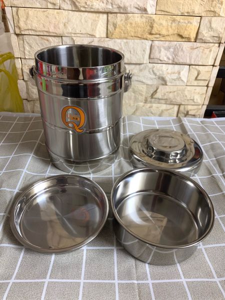  Cà mên inox 2L2 3 ngăn sâu 