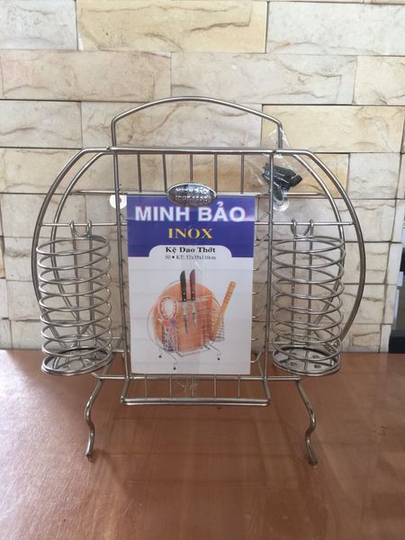  Kệ dao thớt Inox Minh Bảo 