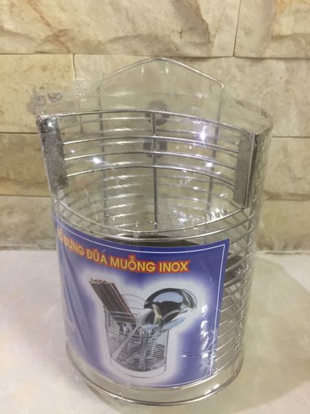  Ống đựng muỗng đũa Inox 