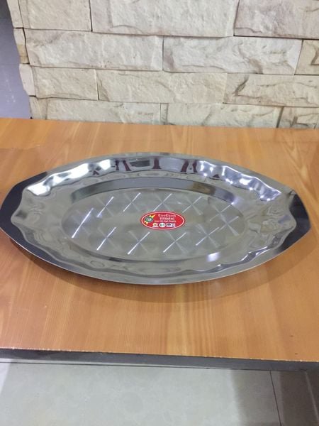  Dĩa cá Inox Tiến Thành (Lòng cạn) 