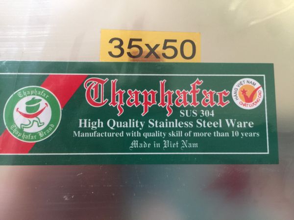  Mâm Inox chữ nhật 