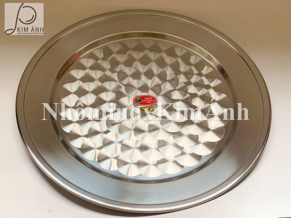  Mâm vành inox - Mâm bưng cơm inox 