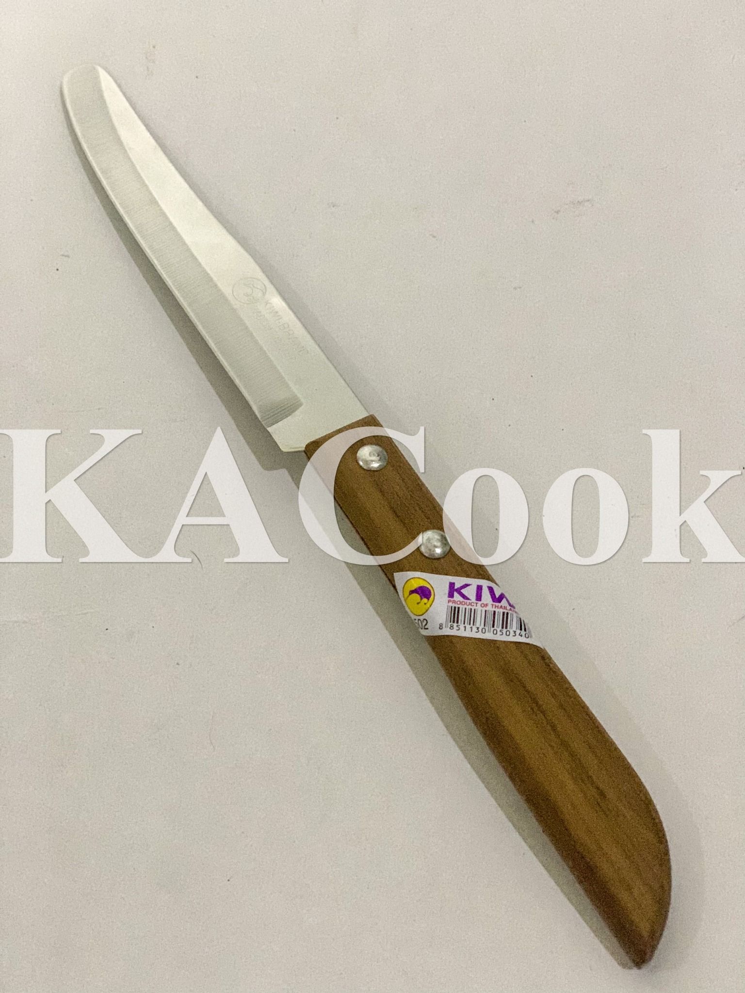  Dao Thái Kiwi 502 cán gỗ đầu bằng 