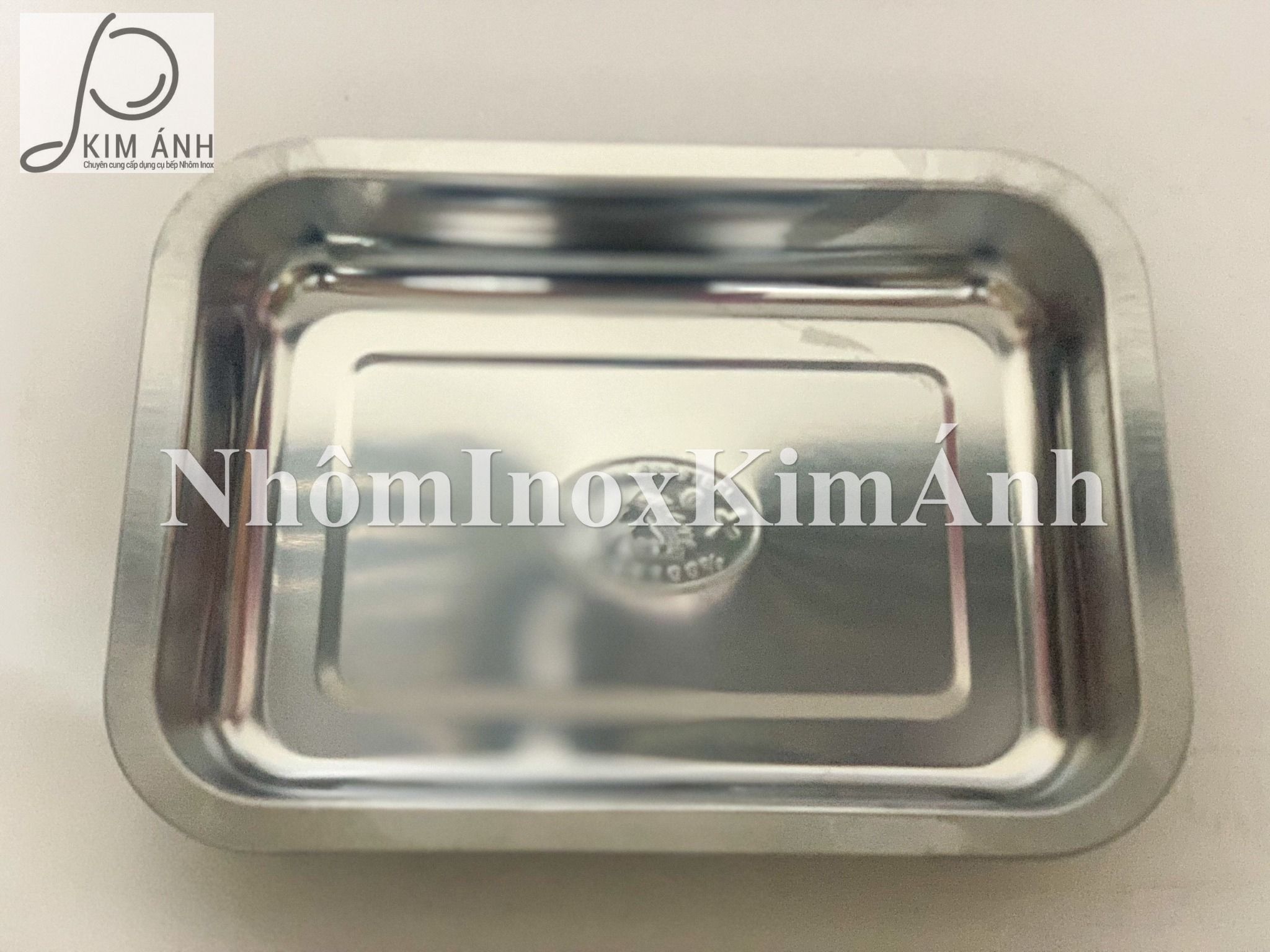  Mâm chữ nhật sâu inox - Khay sâu inox 