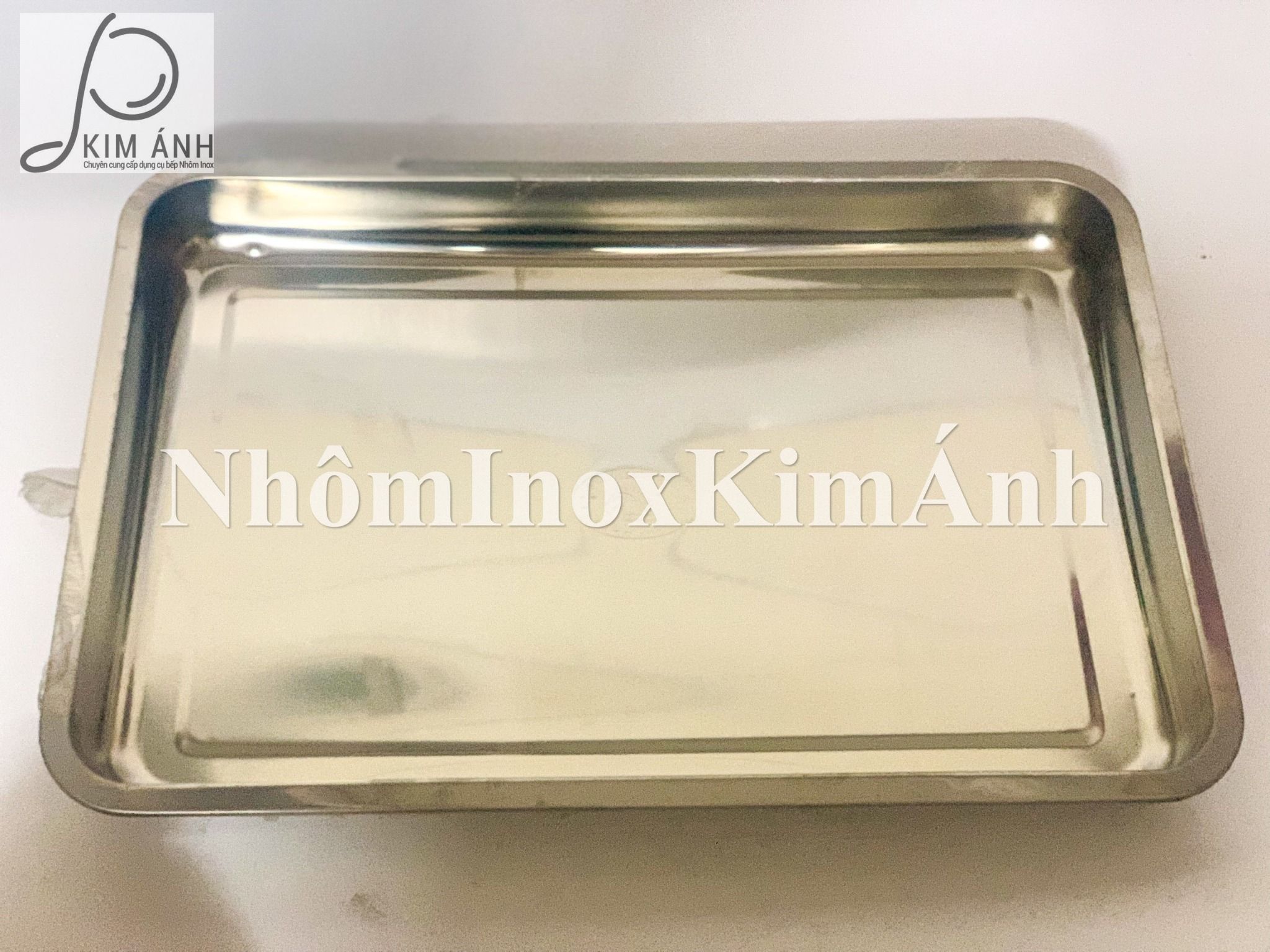  Mâm chữ nhật sâu inox - Khay sâu inox 