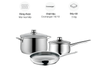  Bộ nồi WMF Diadem Plus Saucepan 3 món 0739176040 