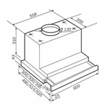  Máy hút mùi Teka CNL 6815 PLUS 