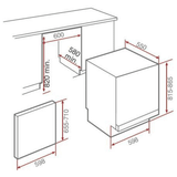  Máy rửa chén âm tủ Teka DW8 55 FI 