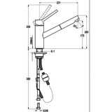  Vòi rửa bát TEKA VTK 978 