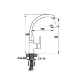  Vòi rửa bát Hafele HF-C231V 