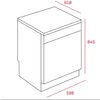  Máy rửa bát độc lập LP8 820 