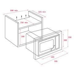 Lò vi sóng âm tủ Teka MS 620 BIS