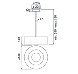  Hút mùi đảo RDL 910 IN 