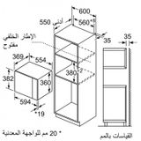  Lò vi sóng âm tủ Bosch BEL554MS0B Serie 6 