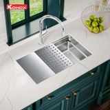  Mua Chậu rửa bát âm Konox KN7644SU Dekor tặng ngay vòi dây rút Reno cao cấp 