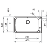  Chậu rửa Teka  Bahia 1B Plus 