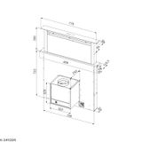  Hút mùi âm bàn bếp Malloca K-3410DR 