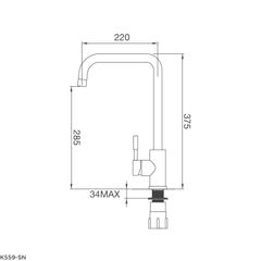 Vòi rửa Malloca K559- SN