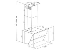 Máy hút mùi áp tường Fagor 3CFT-901N