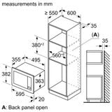  Lò vi sóng âm tủ Bosch BEL653MB3 Serie 2 