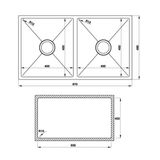  Chậu rửa bát âm Hafele HS-S8749 