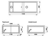  CHẬU ĐÁ HAFELE GALBA HS-GDD11446 D-150 570.35.340 