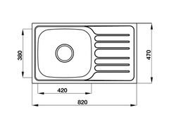 Chậu Hafele INOX CLAUDIUS HS-SSD8247