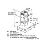  Máy hút mùi áp tường Bosch DWB77IM50 Serie 4 