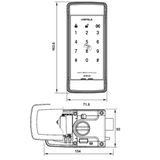  KHÓA ĐIỆN TỬ HAFELE ER4800 