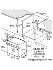 Lò nướng âm tủ Bosch HBA5570S0B Serie 6