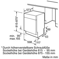 Máy rửa bát âm tủ Bosch SMU67MS01E Serie 6 Shop Hàng Đức