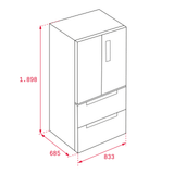  Tủ lạnh side by side Teka RFD 77820 GBK 