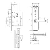  Khóa điện tử Hafele DL7100 