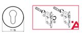  BỘ KHÓA CỬA DIY HAFELE SET D 499.63.624 