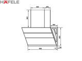  Máy Hút Mùi Áp Tường HC-H902WC Hafele 538.81.742 