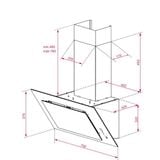  Máy hút mùi nghiêng Teka DVT 78660 TBS BK 
