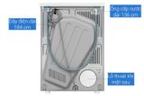  Máy sấy thông hơi Electrolux UltimateCare 9 kg EDS904H3WC 