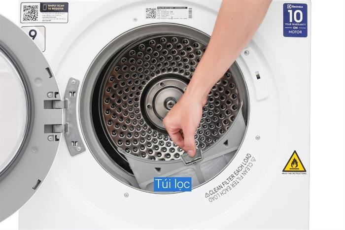  Máy sấy thông hơi Electrolux UltimateCare 9 kg EDV904H3WC 