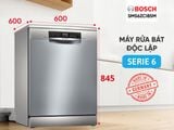  Máy rửa bát Bosch SMS6ZCI85M Serie 6 mẫu mới 2025 