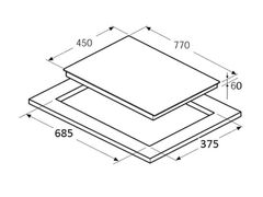 Bếp kết hợp điện từ Hafele 536.61.565