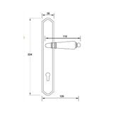  Khóa cửa ENRICO CASSINA 901.98.523 