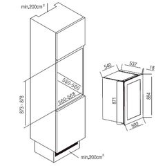 Tủ rượu vang Nodor V 41 B