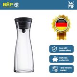  [Chính Hãng] Bình Nước Thủy Tinh WMF Water Decanter 0.75L Nắp Thép Không Gỉ Cromargan & Vành Silicon - 0617716040 