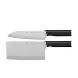  [Chính Hãng] Bộ 2 Dao Bếp WMF Kineo Asian, Dao Chặt 18.5cm và Dao Santoku 18cm, Lưỡi Thép Không Gỉ Sắc Bén - 1882229992 