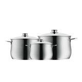  [Chính Hãng] Bộ Nồi WMF DIADEM PLUS 3 Món COOKWARE SET Chất Liệu Thép Không Gỉ Cromargan - 0730036040 