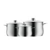  Bộ Nồi WMF DIADEM PLUS 3 Món COOKWARE SET Chất Liệu Thép Không Gỉ Cromargan - 0730036040 