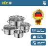  Bộ Nồi 4 Món WMF Provence Plus, Đáy Từ 3 Lớp Nguyên Khối Thép Không Gỉ Size 16,16,20,24cm - 0723046380 