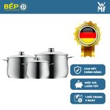  [Chính Hãng] Bộ Nồi WMF DIADEM PLUS 3 Món COOKWARE SET Chất Liệu Thép Không Gỉ Cromargan - 0730036040 