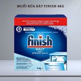  [Chính Hãng] Muối Rửa Chén Bát Finish Salt Nhập Khẩu EU, Khử Vôi Làm Mềm Nước - Bịch 4KG 